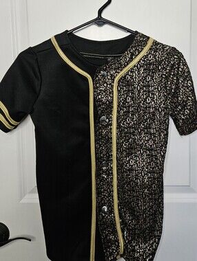 Weissman Girls Dance  Button Down Dance Top Size Large 10-12